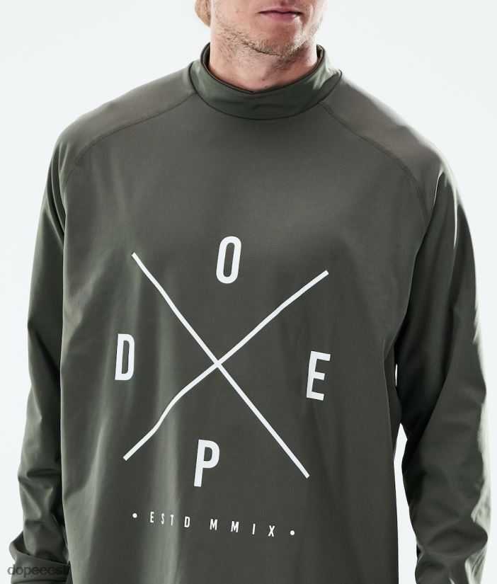 Dope Snow Eesti - mehed kobama aluskihi peal Dope 2x-up oliiviroheline B62VTF267