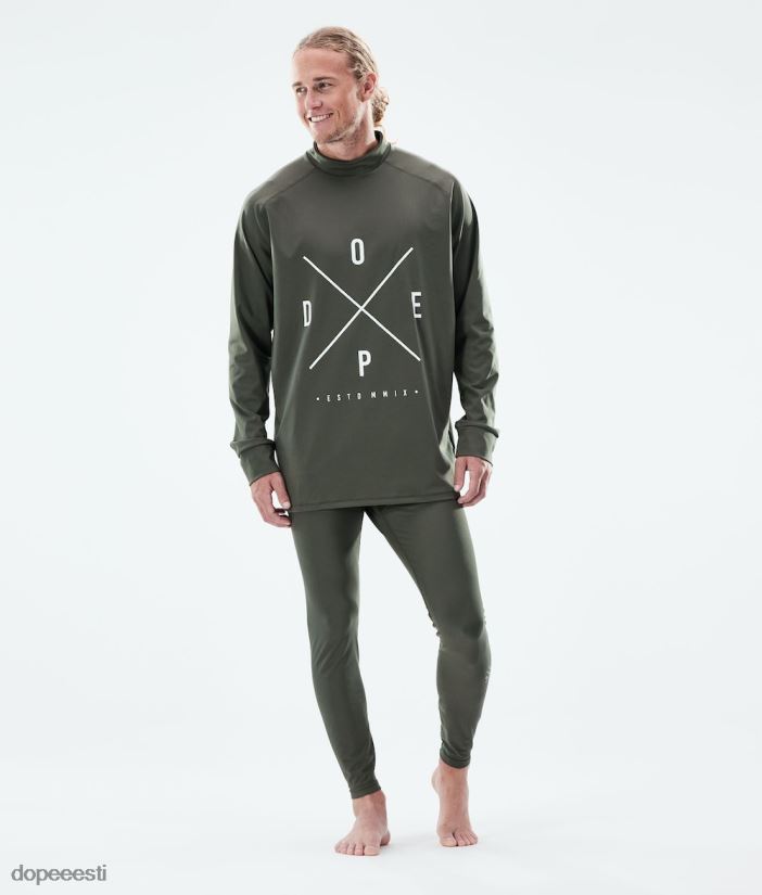 Dope Snow Eesti - mehed kobama aluskihi peal Dope 2x-up oliiviroheline B62VTF267