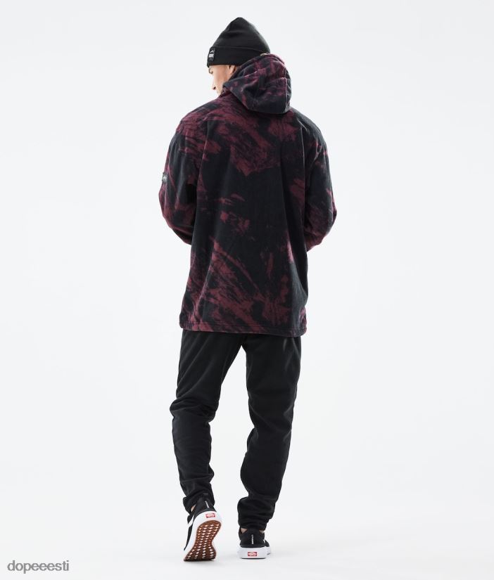 Dope Snow Eesti - mehed hubane ii 2021 fliisist kapuuts Dope värvige Burgundia B62VTF315