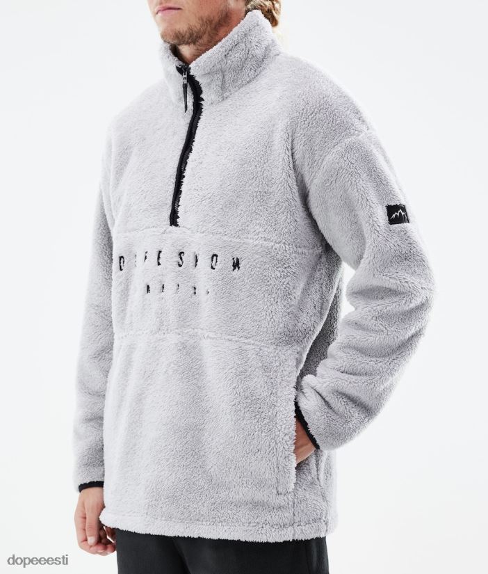 Dope Snow Eesti - mehed kuhjaga 2021 fliis kampsun Dope helehall B62VTF332