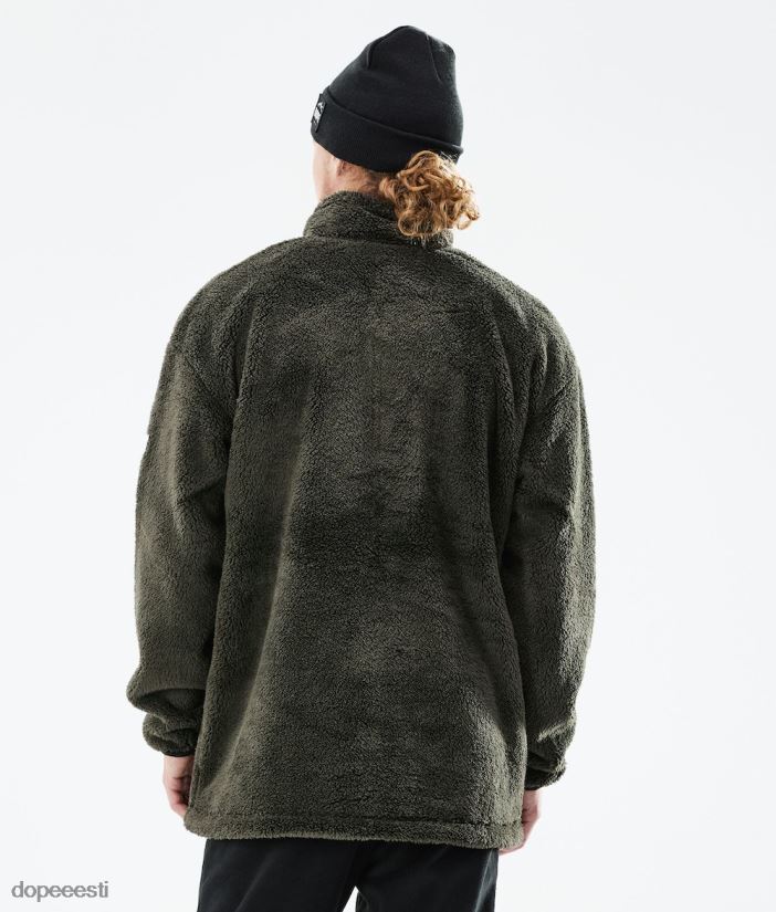 Dope Snow Eesti - mehed kuhjaga 2021 fliis kampsun Dope oliiviroheline B62VTF328
