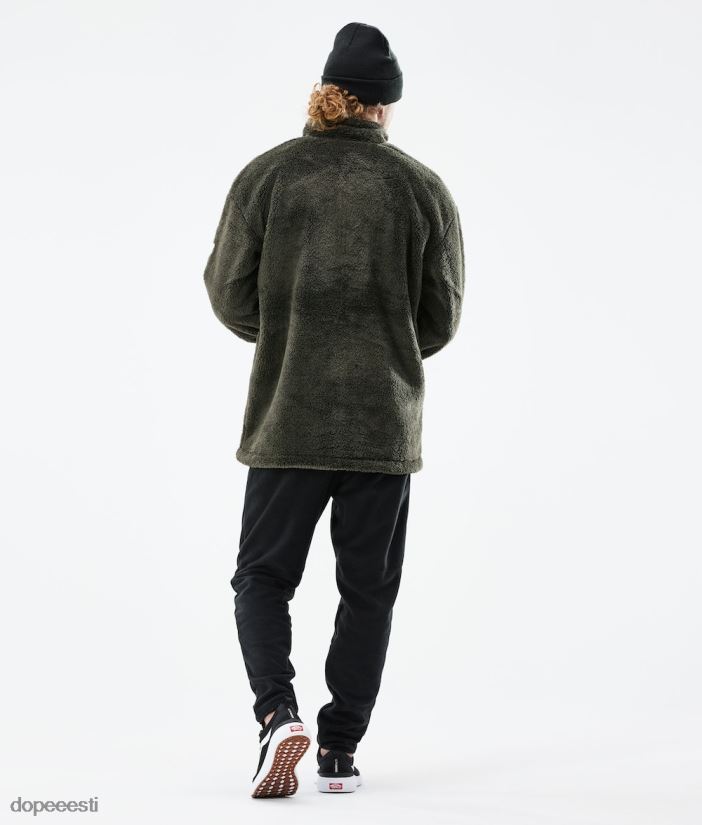 Dope Snow Eesti - mehed kuhjaga 2021 fliis kampsun Dope oliiviroheline B62VTF328