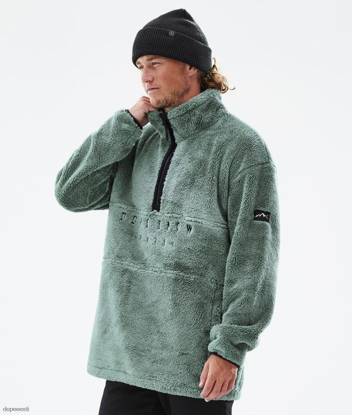 Dope Snow Eesti - mehed kuhjaga fliisist kampsun Dope tuhmunud roheline B62VTF323