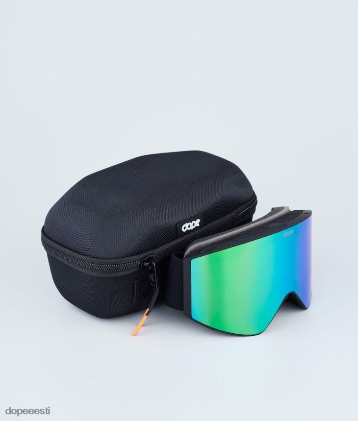 Dope Snow Eesti -sight 2021 suusaprillid Dope must/roheline peegel B62VTF258