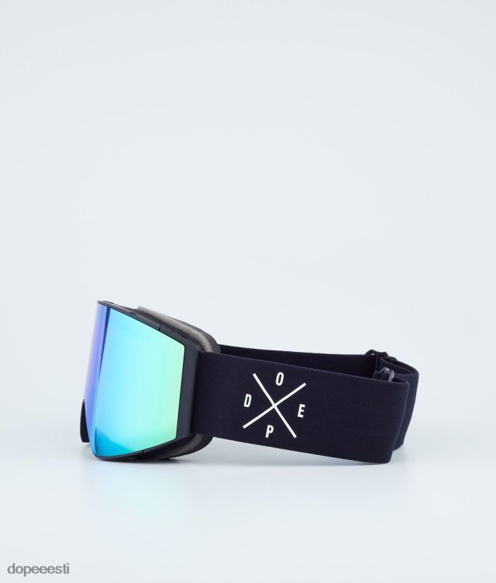 Dope Snow Eesti -sight 2021 suusaprillid Dope must/roheline peegel B62VTF258