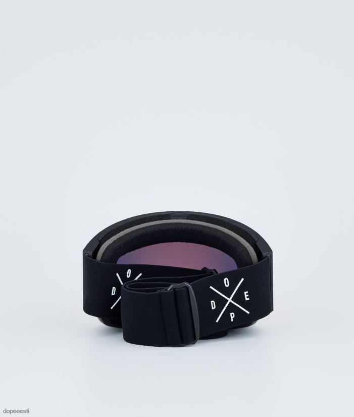 Dope Snow Eesti -sihikuga suusaprillid Dope must musta punase peegliga B62VTF253