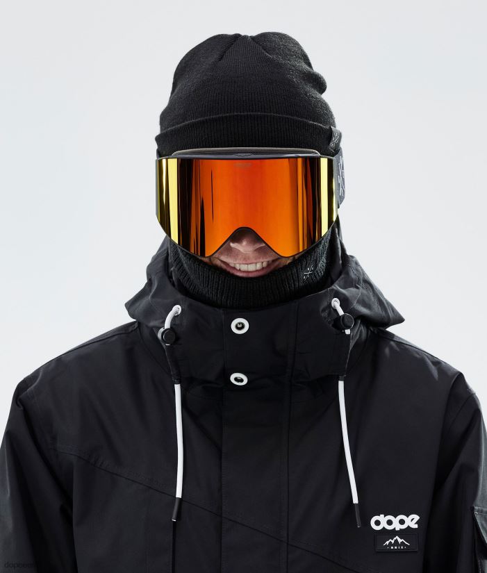 Dope Snow Eesti -sihikuga suusaprillid Dope must musta punase peegliga B62VTF253
