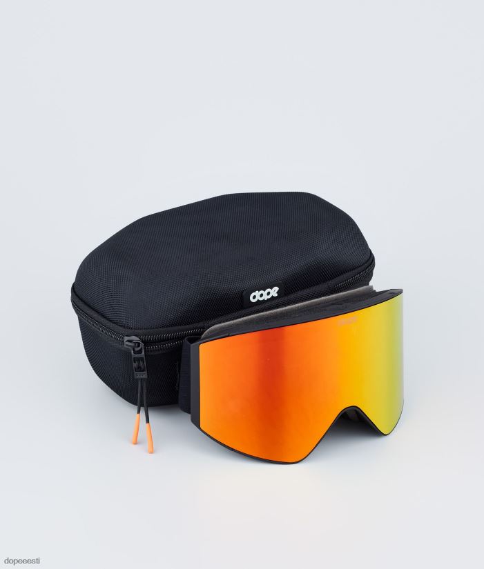 Dope Snow Eesti -sihikuga suusaprillid Dope must musta punase peegliga B62VTF253