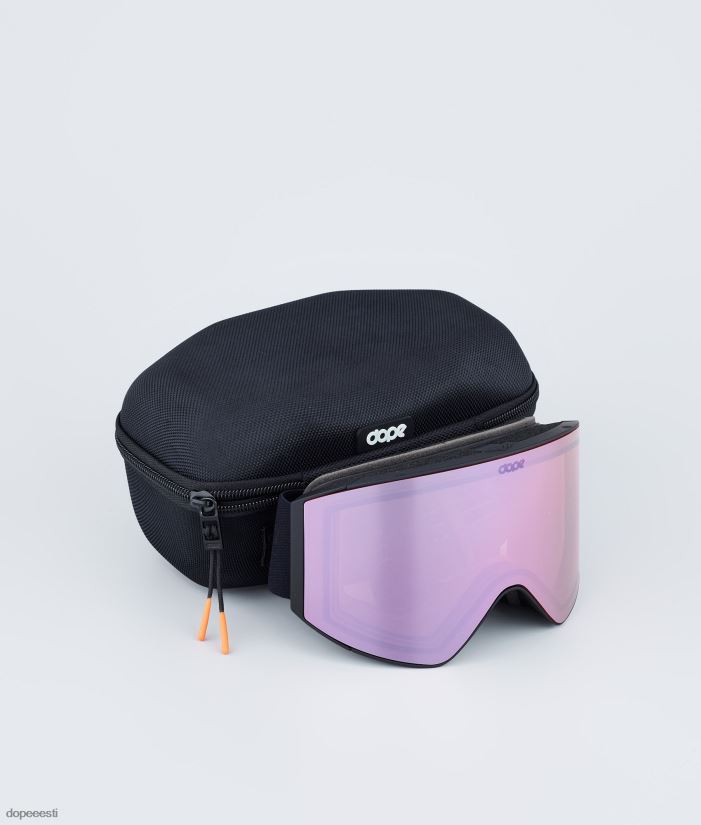 Dope Snow Eesti -sihikuga suusaprillid Dope must musta roosa peegliga B62VTF255