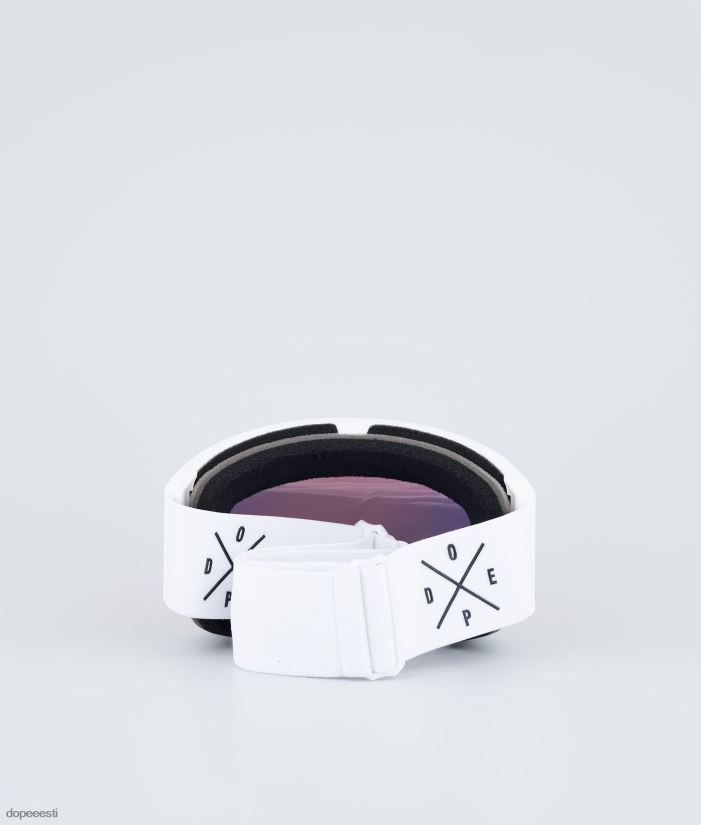 Dope Snow Eesti -sihikuga suusaprillid Dope valge valge punase peegliga B62VTF256