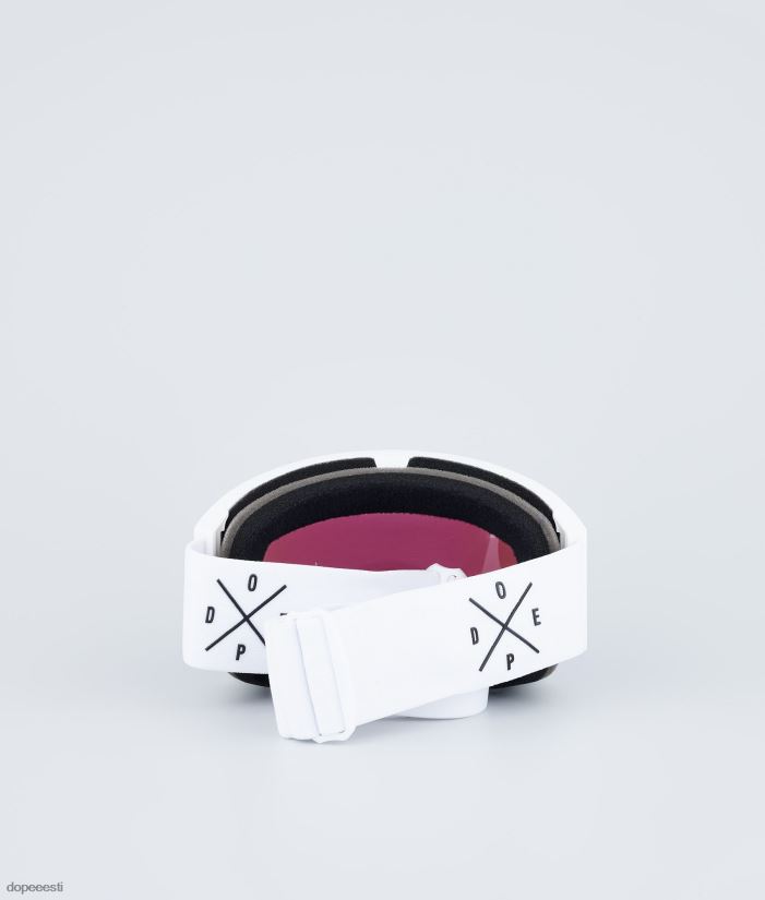 Dope Snow Eesti -sihikuga suusaprillid Dope valge valge rohelise peegliga B62VTF259