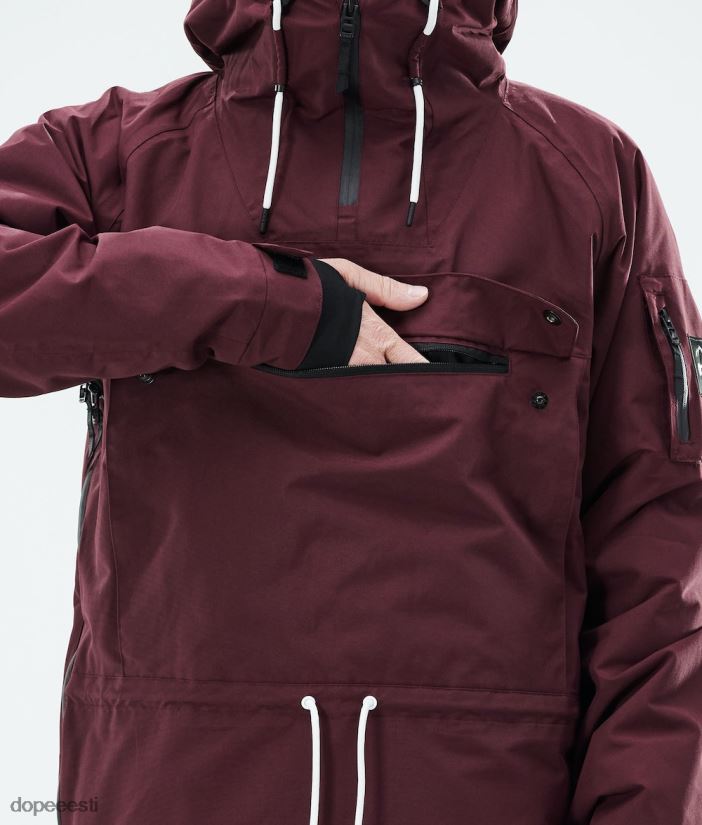 Dope Snow Eesti - mehed annok 2021 lumelaua jope Dope Burgundia B62VTF99
