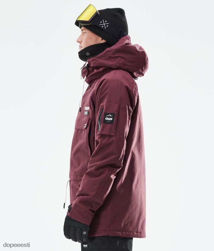 Dope Snow Eesti - mehed annok 2021 lumelaua jope Dope Burgundia B62VTF99