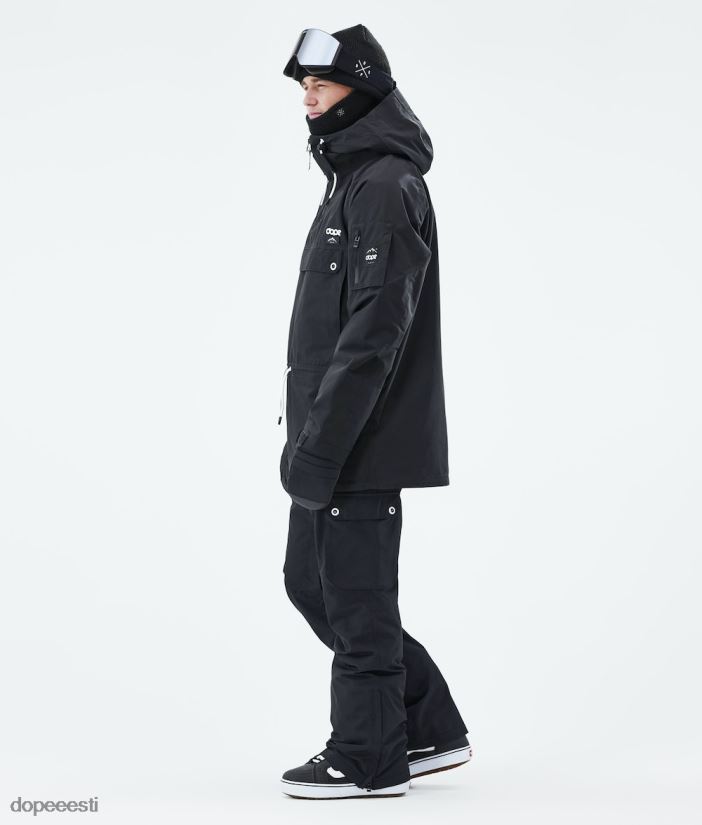 Dope Snow Eesti - mehed annok 2021 lumelaua jope Dope must B62VTF62