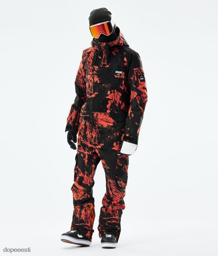 Dope Snow Eesti - mehed annok 2021 lumelaua jope Dope värvi oranž B62VTF70