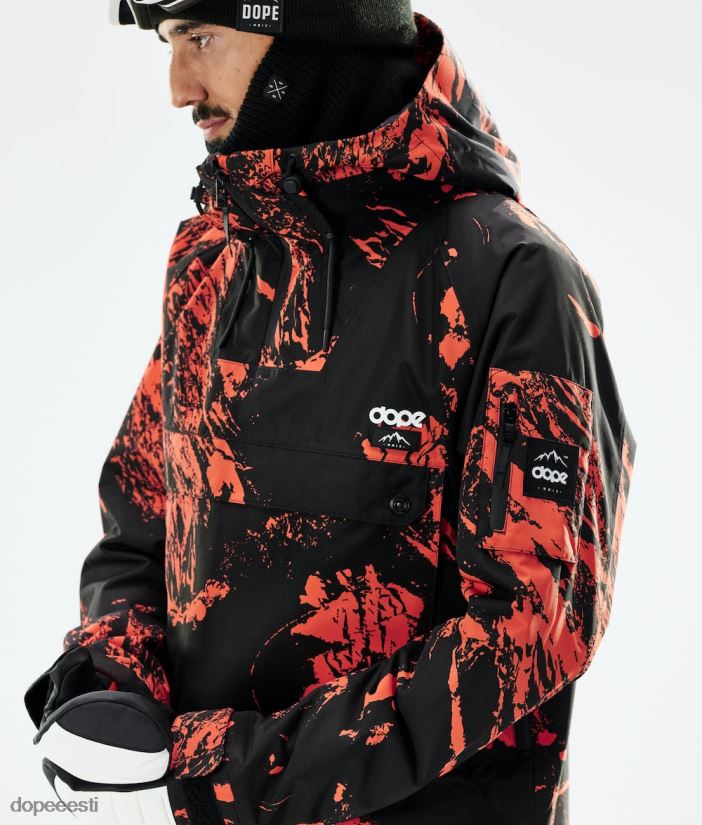 Dope Snow Eesti - mehed annok 2021 lumelaua jope Dope värvi oranž B62VTF70