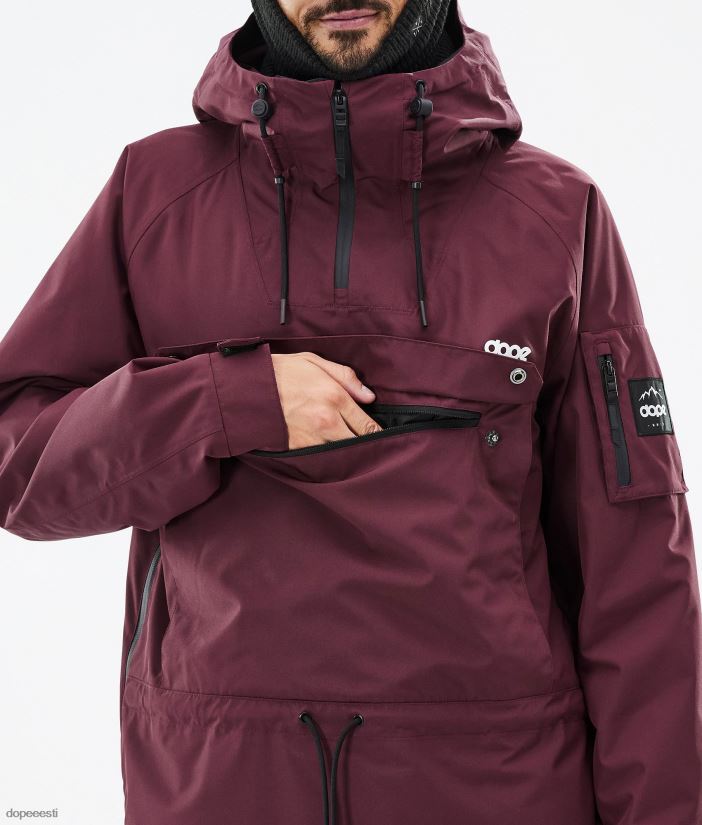 Dope Snow Eesti - mehed annok lumelaua jope Dope don Burgundia B62VTF109