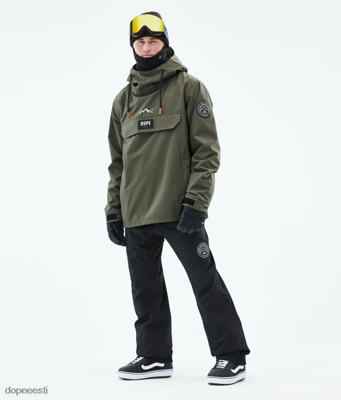 Dope Snow Eesti - mehed blizzard 2021 lumelaua jope Dope oliiviroheline B62VTF133