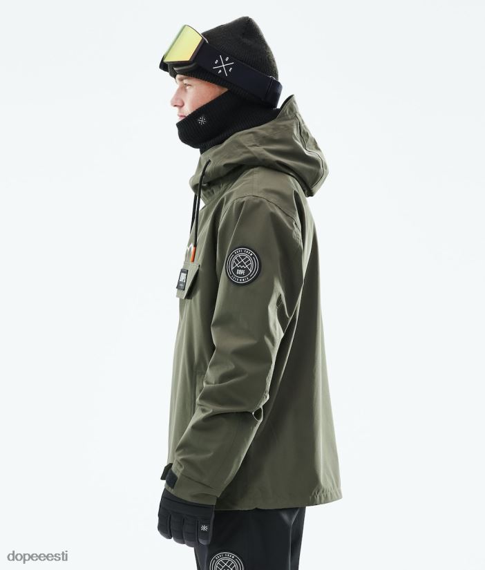 Dope Snow Eesti - mehed blizzard 2021 lumelaua jope Dope oliiviroheline B62VTF133