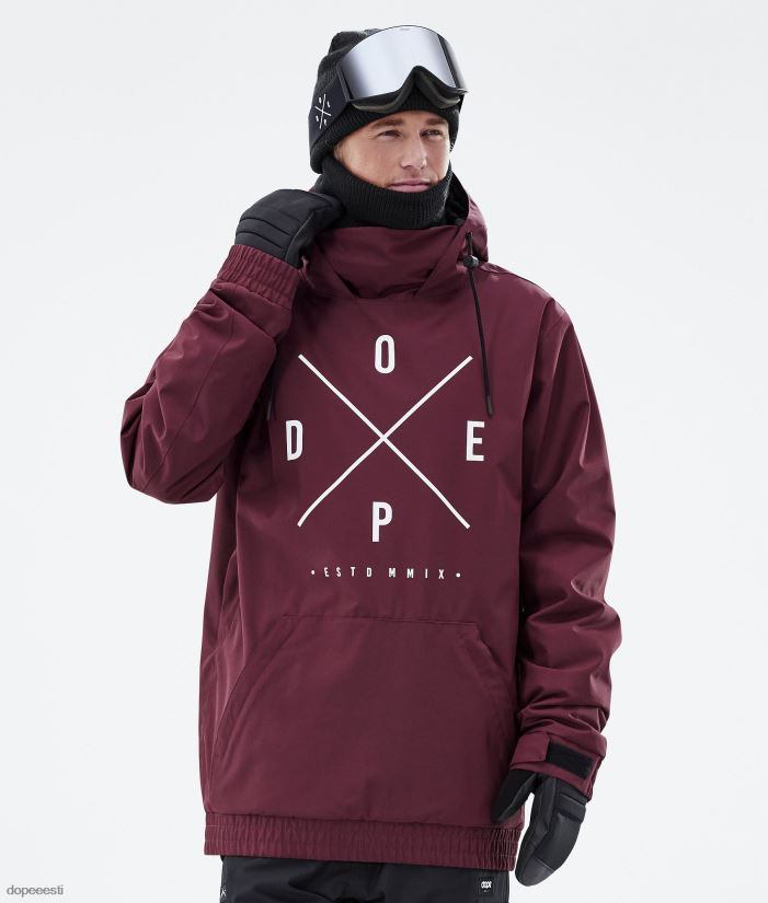 Dope Snow Eesti - mehed migoo lumelaua jope Dope 2x-up Burgundia B62VTF94