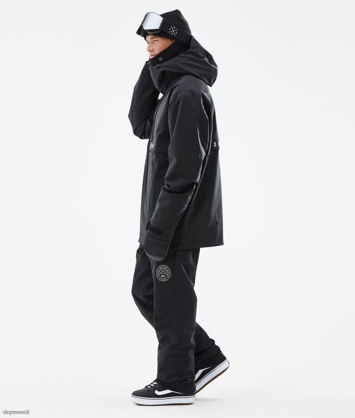 Dope Snow Eesti - mehed pärand lumelaua jope Dope must B62VTF105