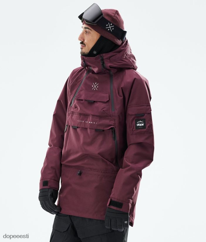 Dope Snow Eesti - mehed sarnane 2021 lumelaua jope Dope Burgundia B62VTF129
