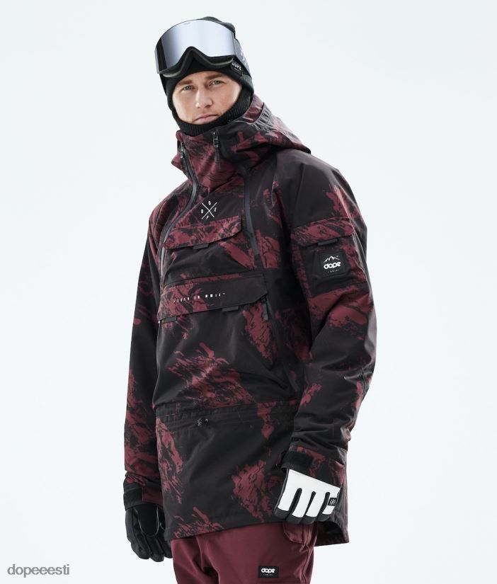 Dope Snow Eesti - mehed sarnane 2021 lumelaua jope Dope värvige Burgundia B62VTF52
