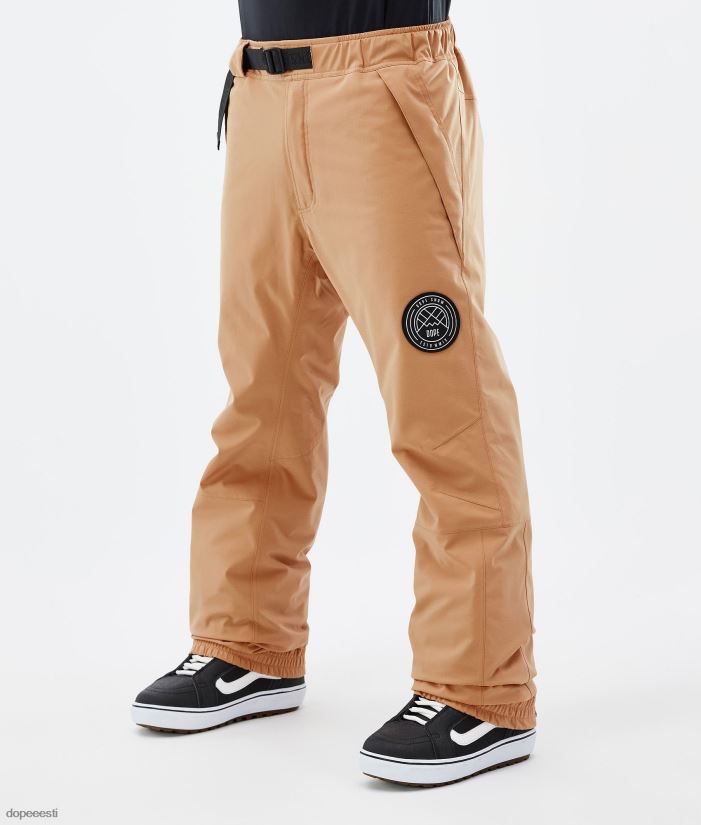 Dope Snow Eesti - mehed blizzard lumelauapüksid Dope khaki kollane B62VTF197