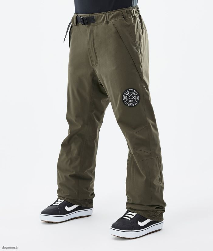 Dope Snow Eesti - mehed blizzard lumelauapüksid Dope oliiviroheline B62VTF196