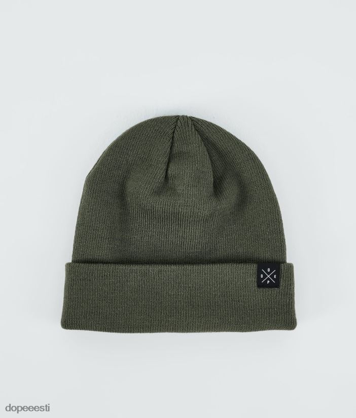 Dope Snow Eesti -üksinduse nokamüts Dope oliiviroheline B62VTF421