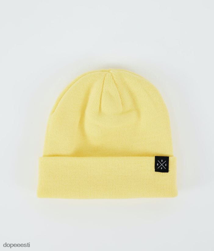 Dope Snow Eesti -üksinduse nokamüts Dope pleekinud kollane B62VTF410