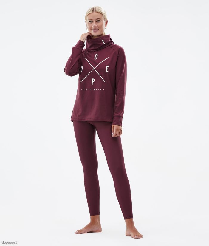 Dope Snow Eesti - naised snuggle w aluskihi peal Dope 2x-up Burgundia B62VTF844