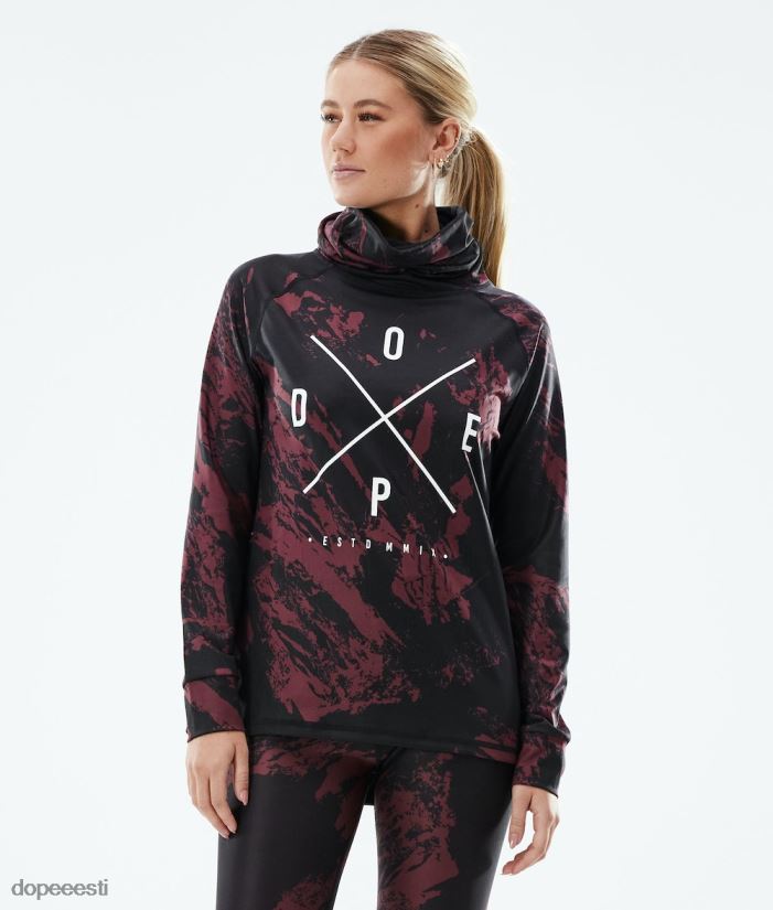 Dope Snow Eesti - naised snuggle w aluskihi peal Dope 2x-up värvi Burgundia B62VTF845
