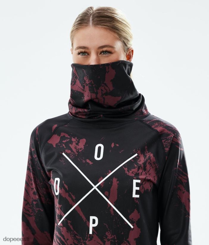 Dope Snow Eesti - naised snuggle w aluskihi peal Dope 2x-up värvi Burgundia B62VTF845