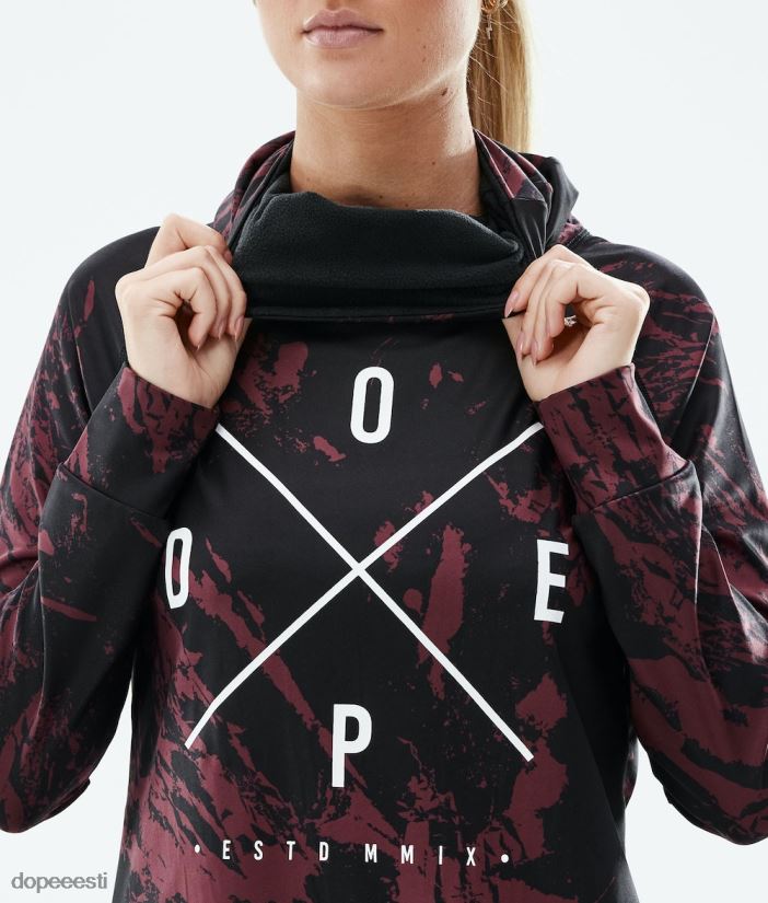 Dope Snow Eesti - naised snuggle w aluskihi peal Dope 2x-up värvi Burgundia B62VTF845