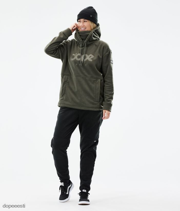 Dope Snow Eesti - naised hubane ii w 2021 fliisist kapuuts Dope oliiviroheline B62VTF803