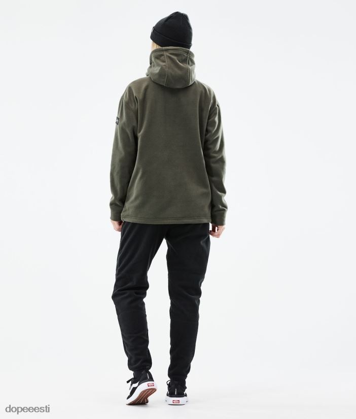Dope Snow Eesti - naised hubane ii w 2021 fliisist kapuuts Dope oliiviroheline B62VTF803