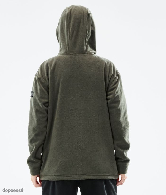 Dope Snow Eesti - naised hubane ii w 2021 fliisist kapuuts Dope oliiviroheline B62VTF803