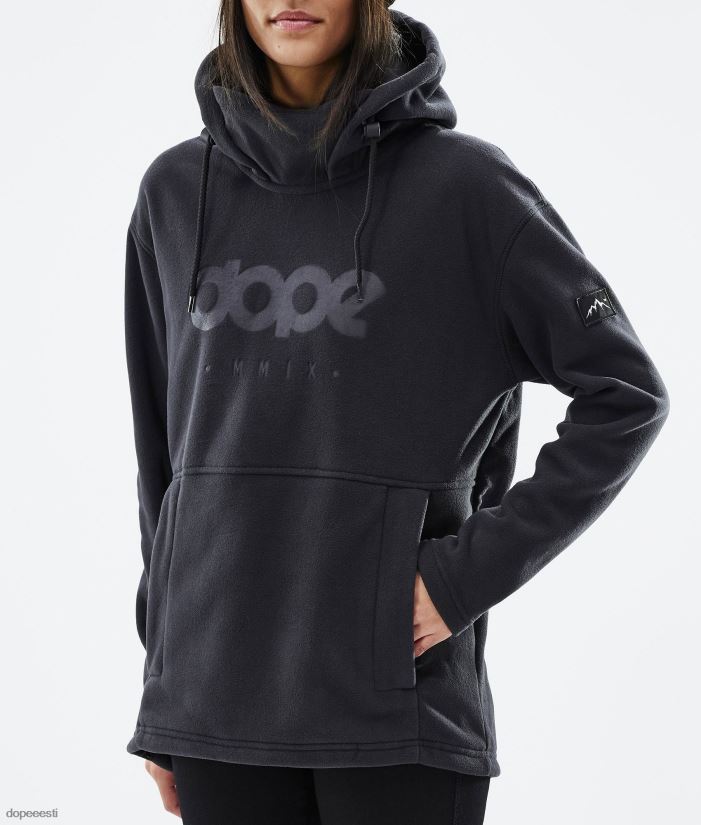 Dope Snow Eesti - naised hubane ii w fliisist kapuuts Dope must B62VTF791