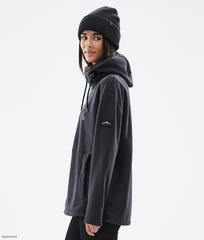 Dope Snow Eesti - naised hubane ii w fliisist kapuuts Dope must B62VTF791