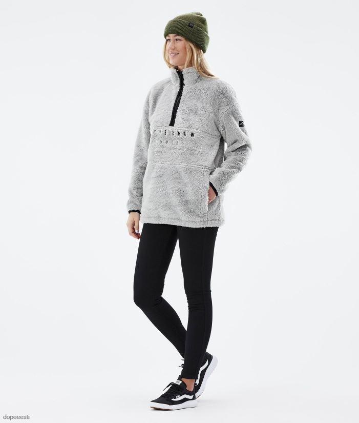 Dope Snow Eesti - naised kuhjaga fliisist kampsun Dope helehall B62VTF798