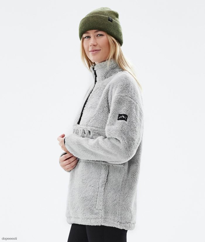 Dope Snow Eesti - naised kuhjaga fliisist kampsun Dope helehall B62VTF798