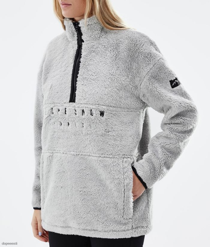 Dope Snow Eesti - naised kuhjaga fliisist kampsun Dope helehall B62VTF798