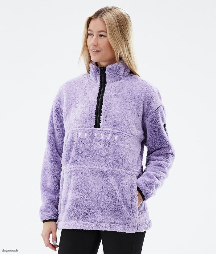 Dope Snow Eesti - naised kuhjaga fliisist kampsun Dope pleekinud violetne B62VTF806