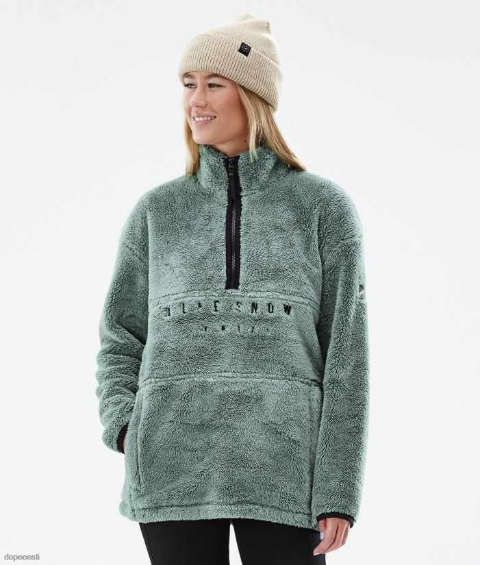 Dope Snow Eesti - naised kuhjaga fliisist kampsun Dope tuhmunud roheline B62VTF807