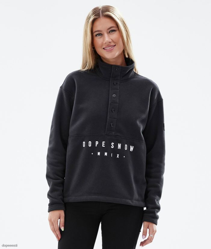 Dope Snow Eesti - naised mugav w fliisist kampsun Dope must B62VTF802