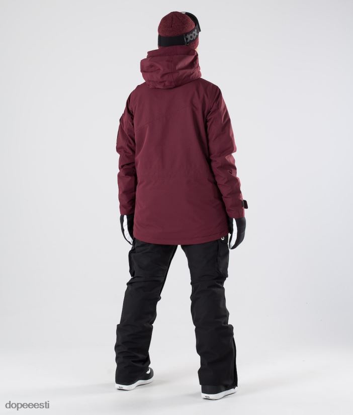Dope Snow Eesti - naised adept w 2019 lumelaua jope Dope Burgundia B62VTF647