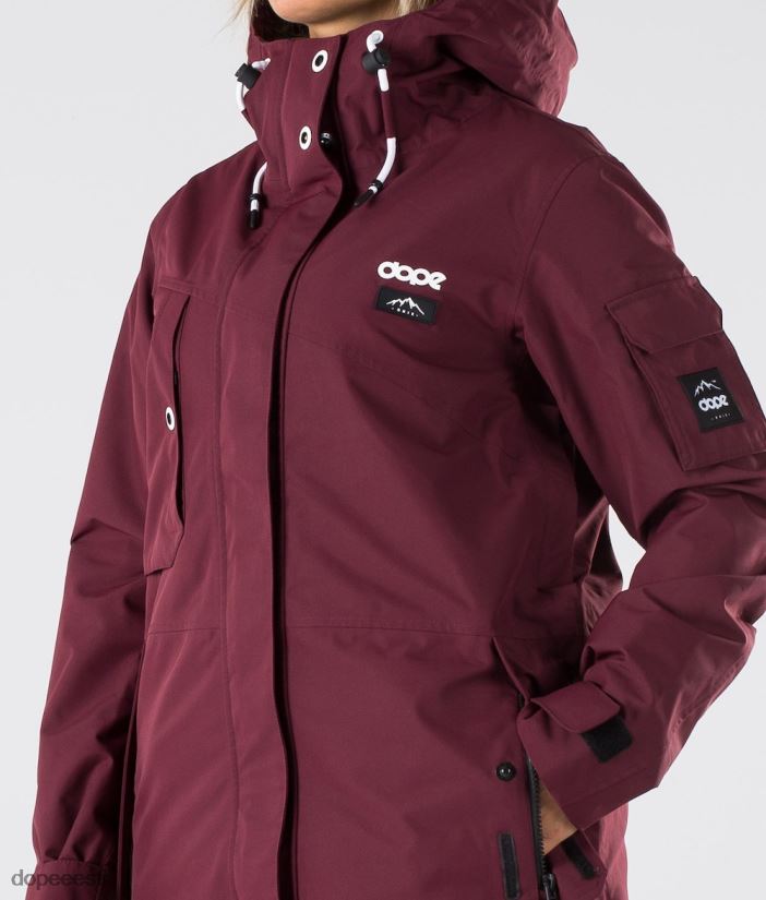 Dope Snow Eesti - naised adept w 2019 lumelaua jope Dope Burgundia B62VTF647