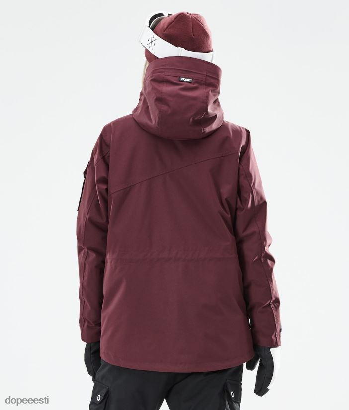Dope Snow Eesti - naised adept w 2021 lumelaua jope Dope Burgundia B62VTF571