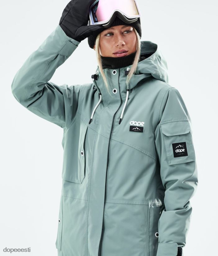 Dope Snow Eesti - naised adept w 2021 lumelaua jope Dope tuhmunud roheline B62VTF538